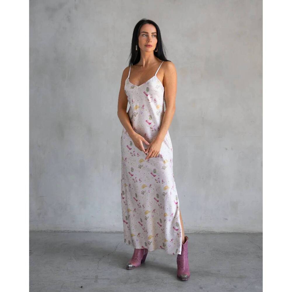 NEW CARE TUCKER lennon zipslip™️ dress in care western ivory